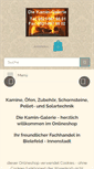 Mobile Screenshot of kamin-galerie.de